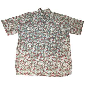 Reyn Spooner Hawaiian Traditional Commemorative Classics Floral Shirt Size L